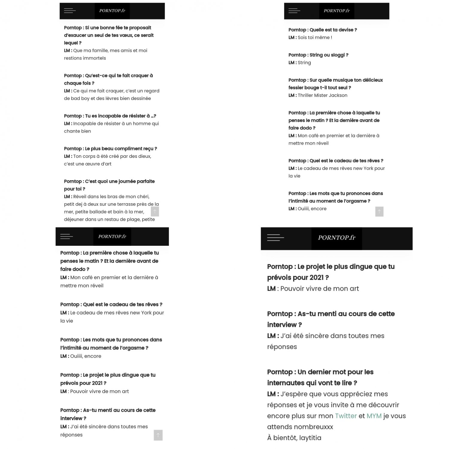 Laytitia's media