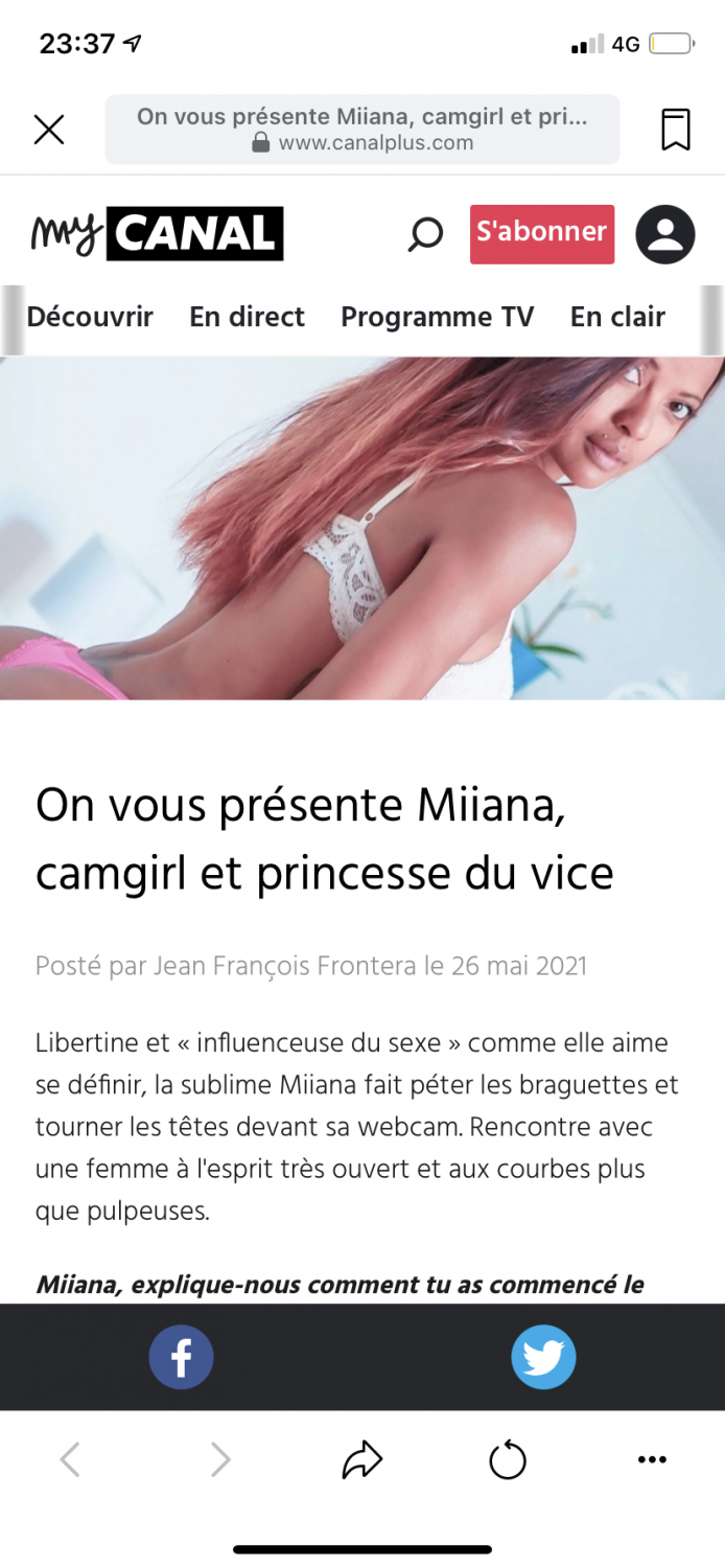 Miiana's media
