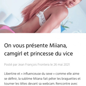 Miiana's media