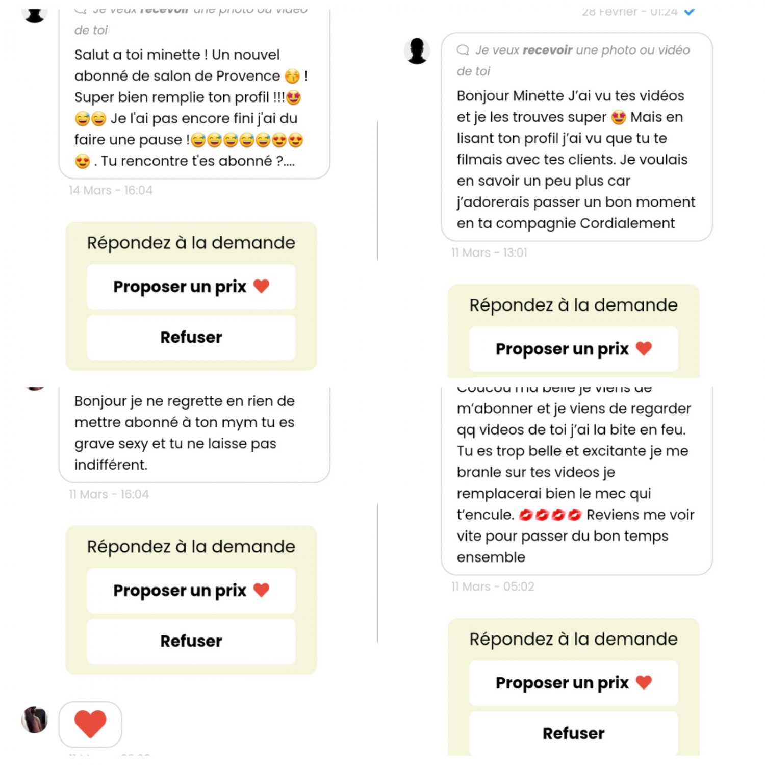Minette's media